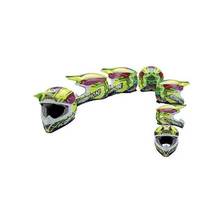 casco scorpion vx-20 air geo neon