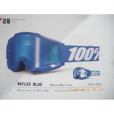 GAFAS 100% THE ACCURI REFLEX BLUE