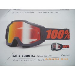GAFAS 100% THE ACCURI MATTE GUNMETAL