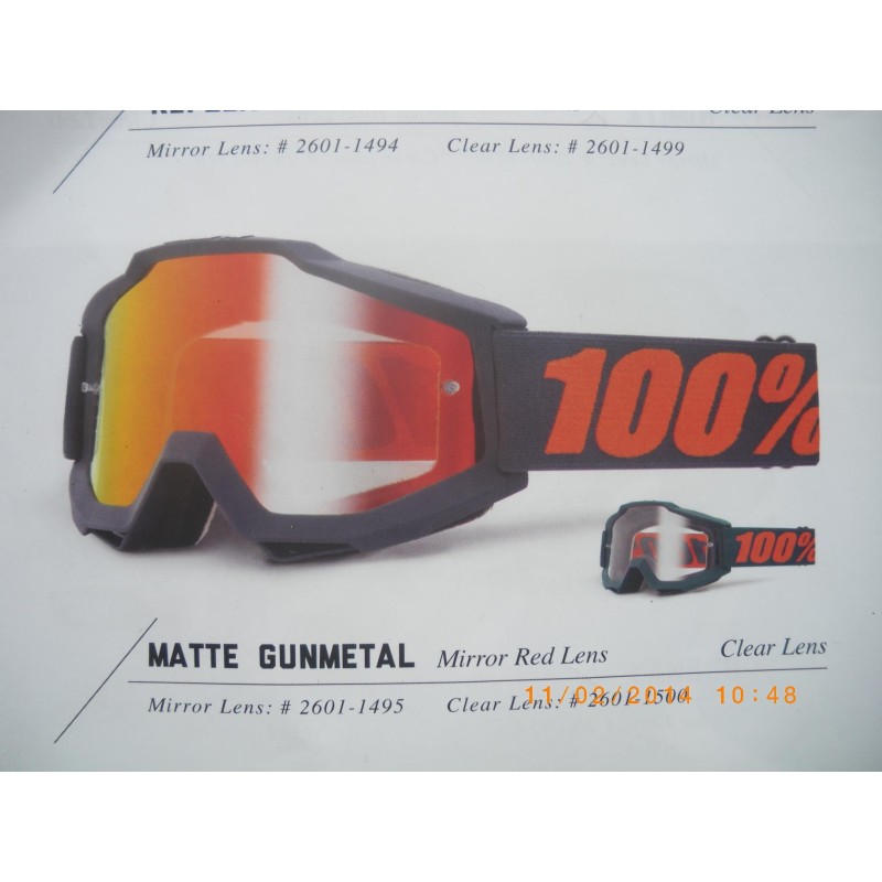 GAFAS 100% THE ACCURI MATTE GUNMETAL GAFAS 100% THE ACCURI MATTE GUNMETAL