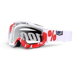 GAFAS 100% THE ACCURI WHITE RED