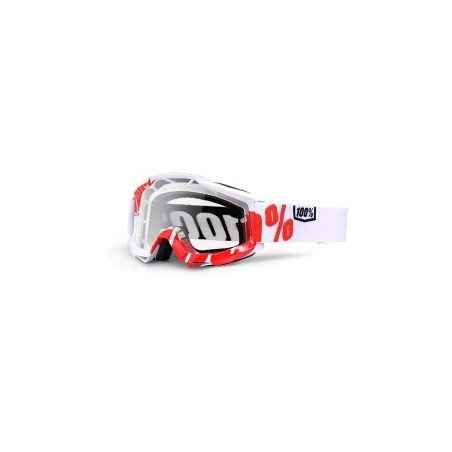 GAFAS 100% THE ACCURI WHITE RED