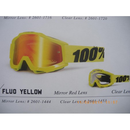 GAFAS 100% THE ACCURI FLUO YELLOW