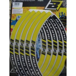 Kit Adhesivos llanta Amarillo Blackbird