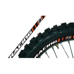 Kit Adhesivos llanta naranja BlackBird