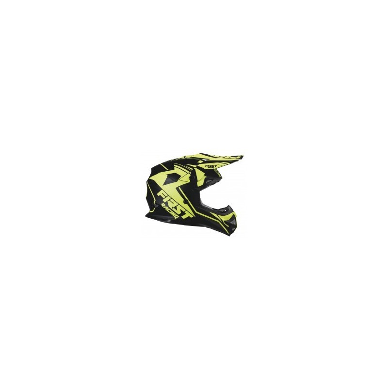 Casco First Racing Negro/Fluor Casco First Racing Negro/Fluor