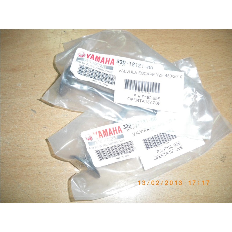 Valvula Escape YZF 450 10-13